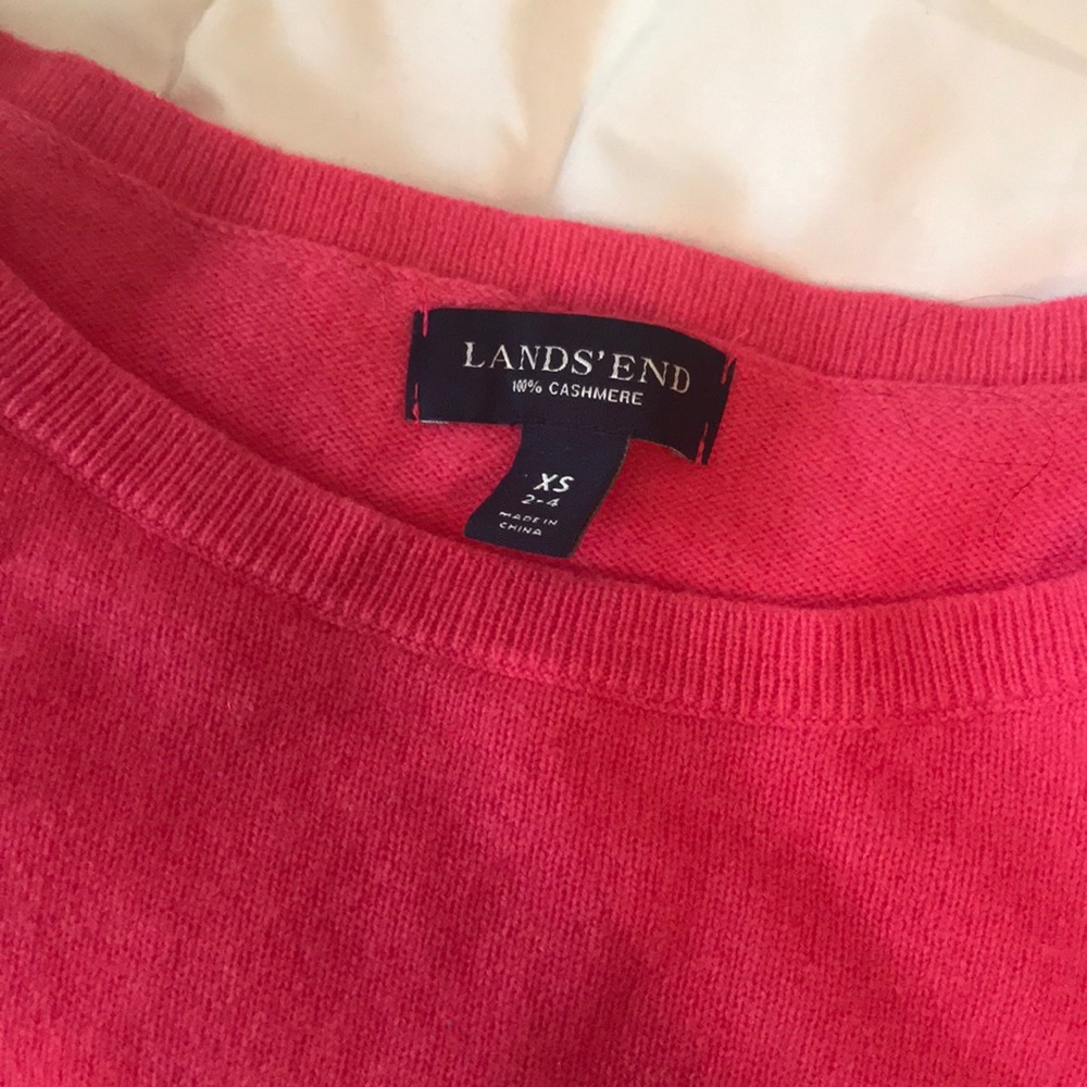 Hot pink cashmere sweater